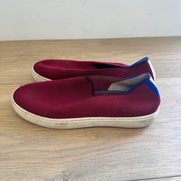 Rothy's The Original Slip-on Sneaker In burgundy 8.5 - Picture 5 of 7